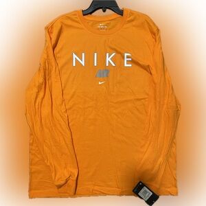 Nike Air Orange Long Sleeve Tee